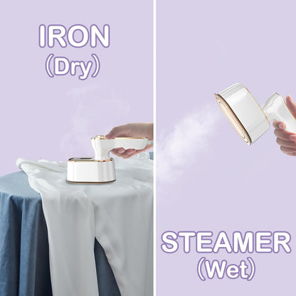 Travel Steamer Iron for Clothes Mini 