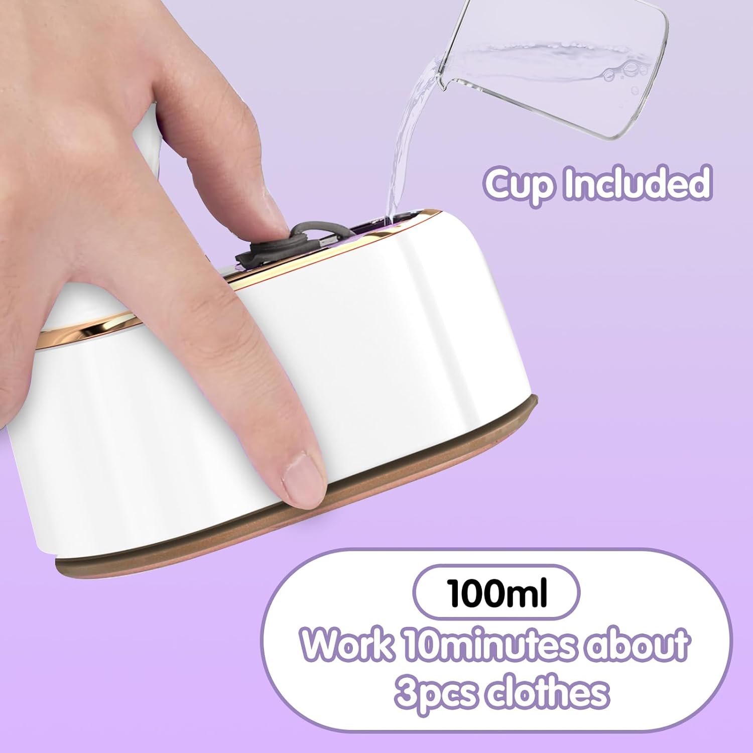 Travel Steamer Iron for Clothes Mini 
