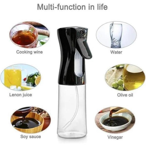 Cooking Oil Sprayer, Plastic Portable Oil Spray Bottle Can Be Filled