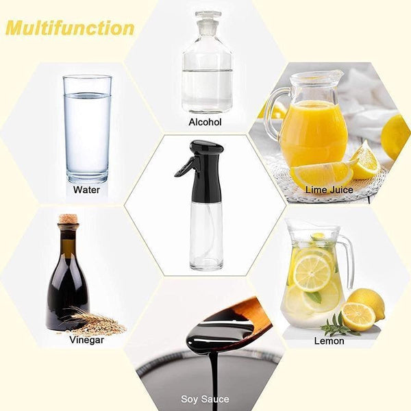 Cooking Oil Sprayer, Plastic Portable Oil Spray Bottle Can Be Filled