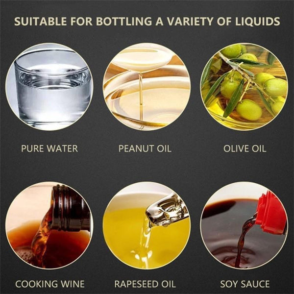 Cooking Oil Sprayer, Plastic Portable Oil Spray Bottle Can Be Filled