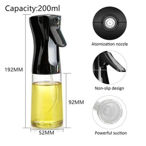 Cooking Oil Sprayer, Plastic Portable Oil Spray Bottle Can Be Filled