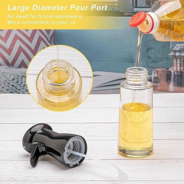 Cooking Oil Sprayer, Plastic Portable Oil Spray Bottle Can Be Filled