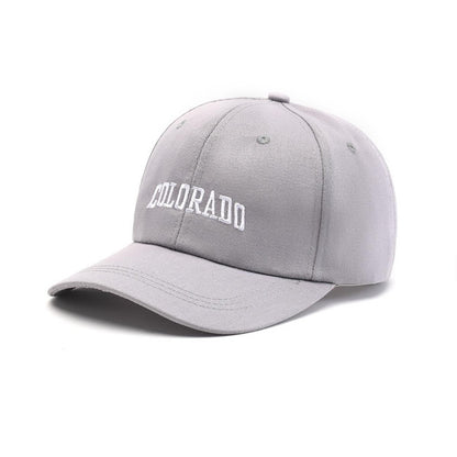 Autumn and Winter Women'S Fashion Trend Retro Letter Embroidery Duckbill Cap Outdoor Sports Travel Men'S Sunshade Baseball Cap