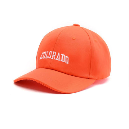 Autumn and Winter Women'S Fashion Trend Retro Letter Embroidery Duckbill Cap Outdoor Sports Travel Men'S Sunshade Baseball Cap