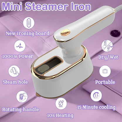 Travel Steamer Iron for Clothes Mini 